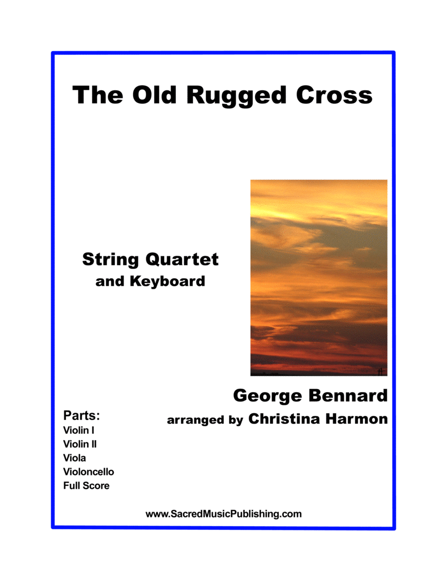 The Old Rugged Cross – String Quartet and Keyboard image number null