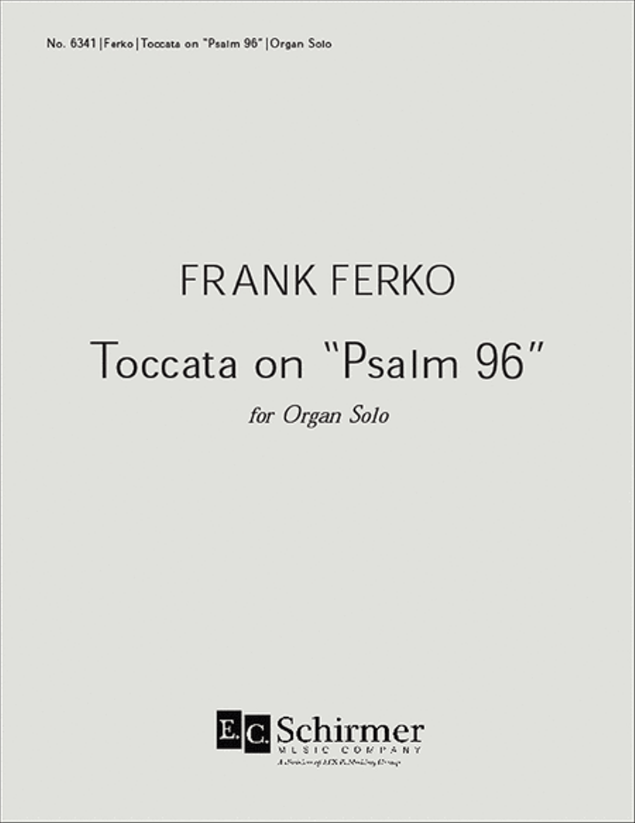 Toccata on Psalm 96 Organ scores gallery preview page 1