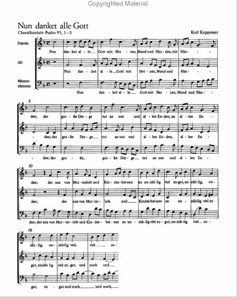 Now thank we all our God (Nun danket alle Gott) SSATB scores gallery preview page 2