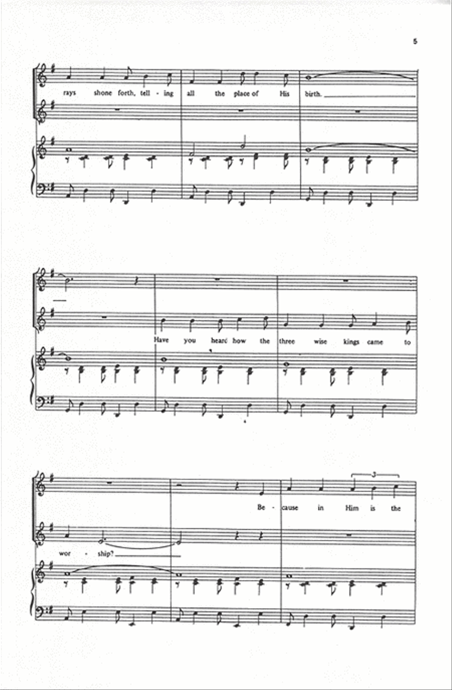 Have You Heard of the Boy? 2-Part scores gallery preview page 5