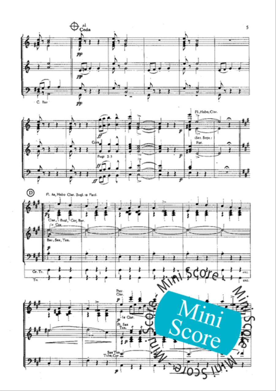 Slavische Dansen No 1,6 en 8 Concert Band scores gallery preview page 7