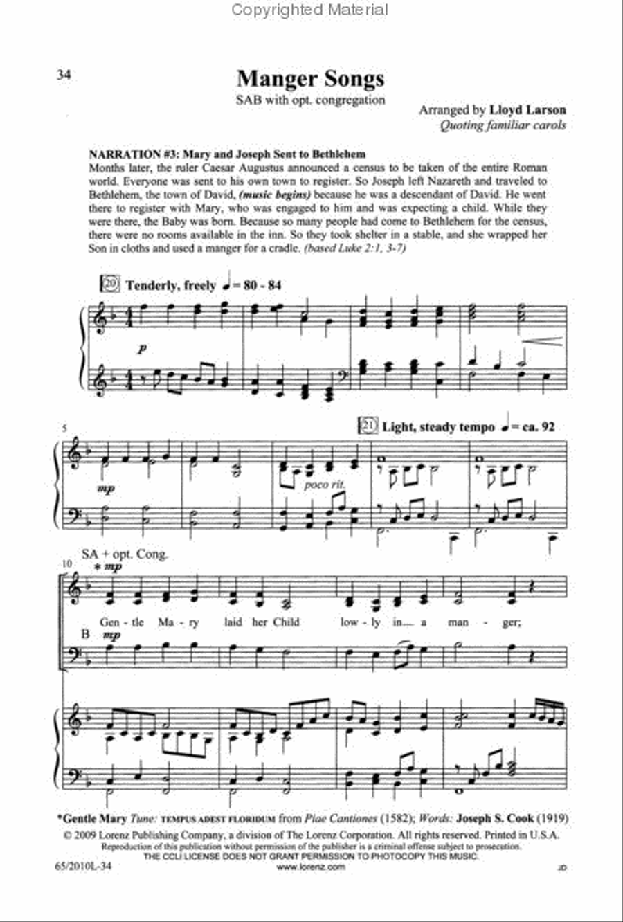 Rise Up! A New Light A-Comin’ - SAB Score with CD 3-Part scores gallery preview page 4