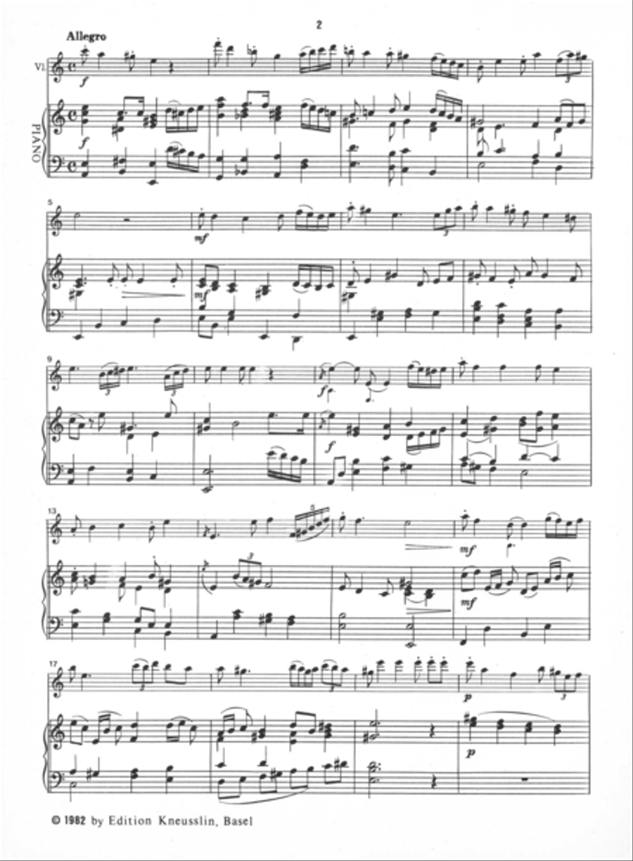 Sonata no. 1 Violin Solo scores gallery preview page 2