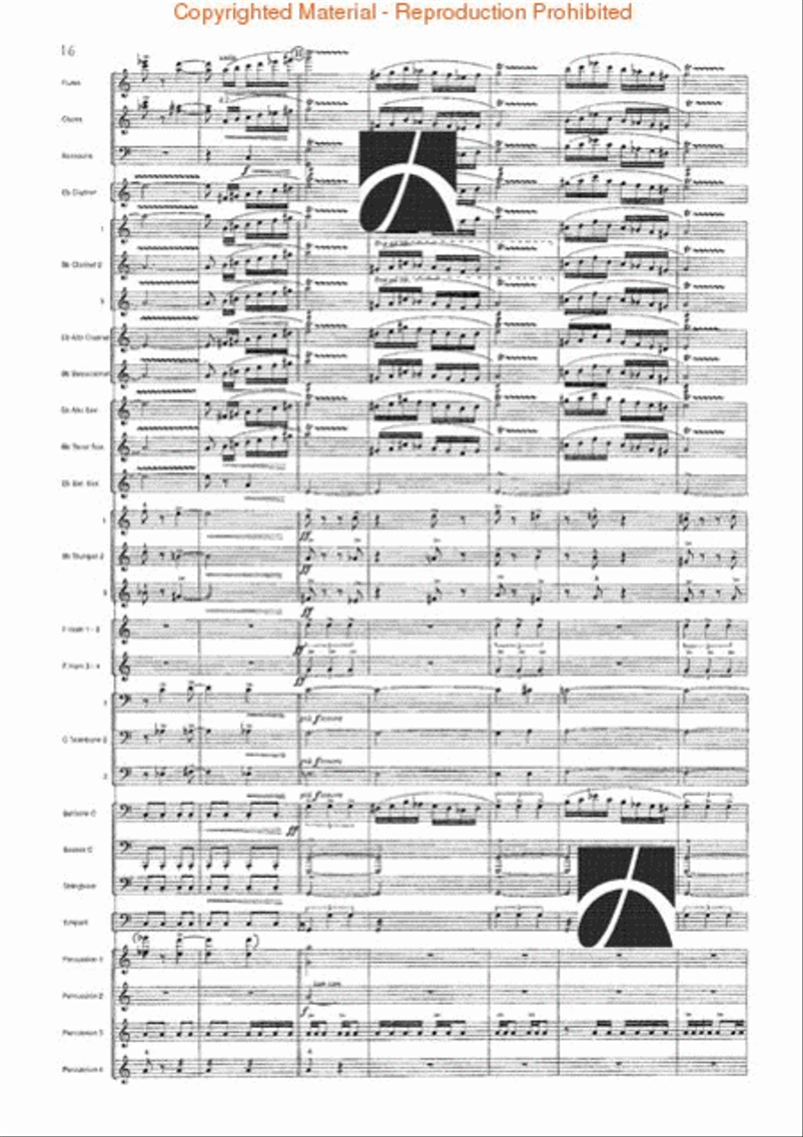 Spartacus Spartacus Concert Band scores gallery preview page 17
