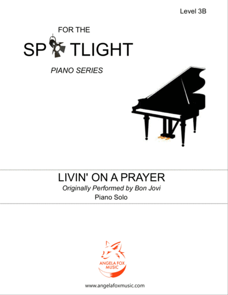 Livin' On A Prayer Piano Solo scores gallery preview page 1