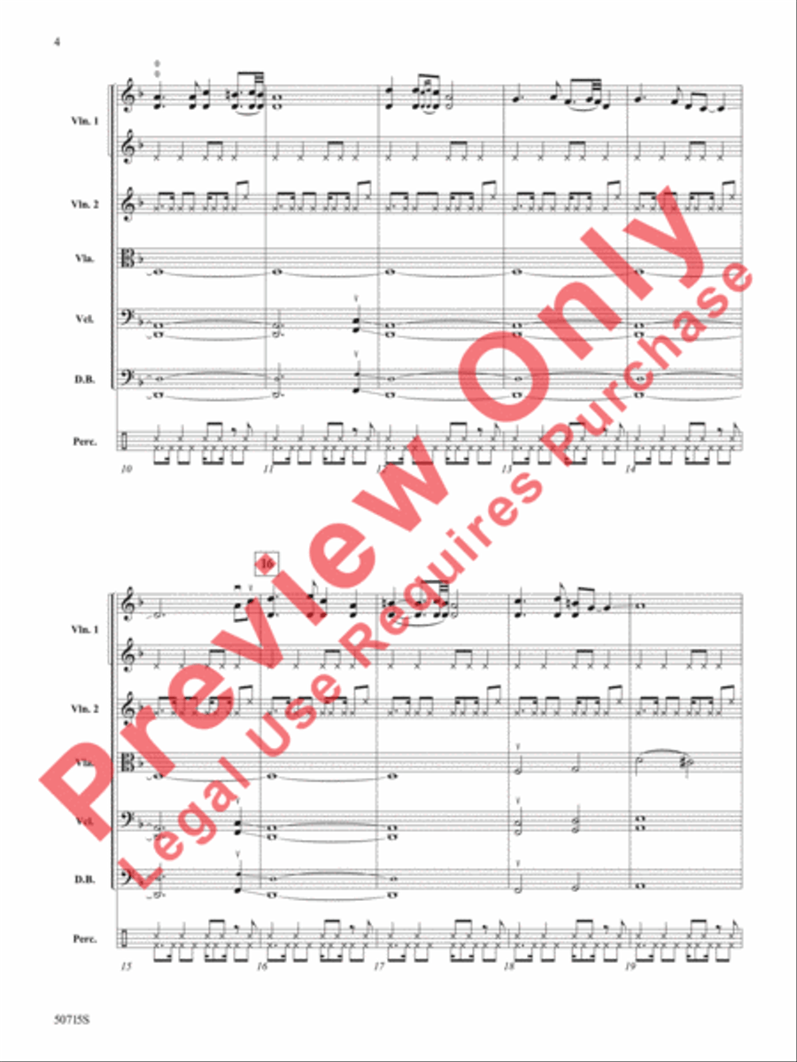Battle Battle String Orchestra scores gallery preview page 5