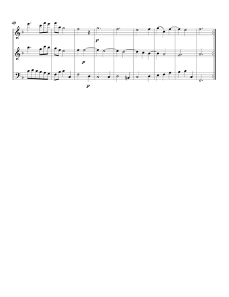 Trio sonata Op.1, no.6 RV 62 (Arrangement for 3 recorders (AAB))