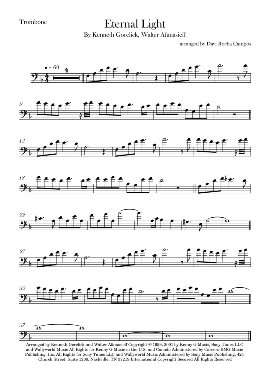 Eternal Light Chamber Music scores gallery preview page 1