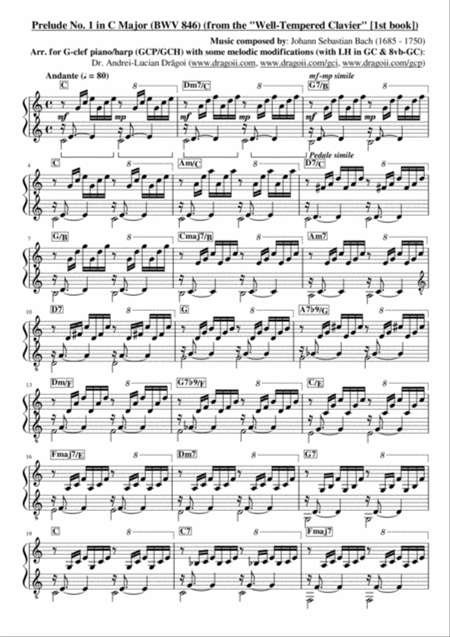 Bach (J.S.) - Prelude I in C (BWV 846) (from the 