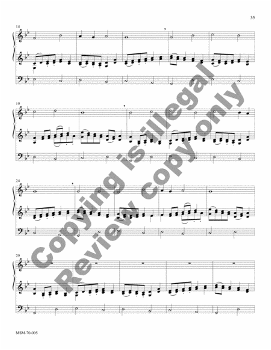 Savior of the Nations, Come (Full Score) Choir scores gallery preview page 60