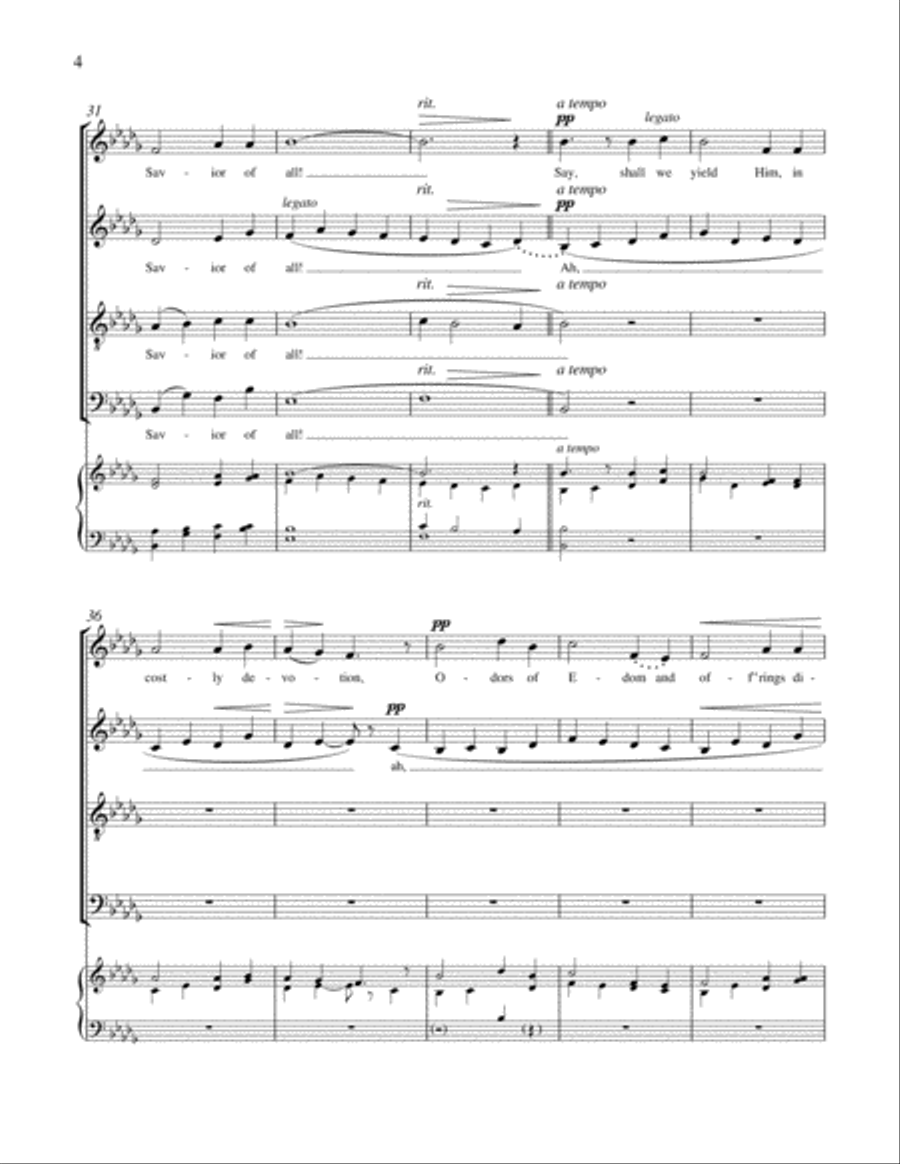 Star in the East 4-Part scores gallery preview page 5