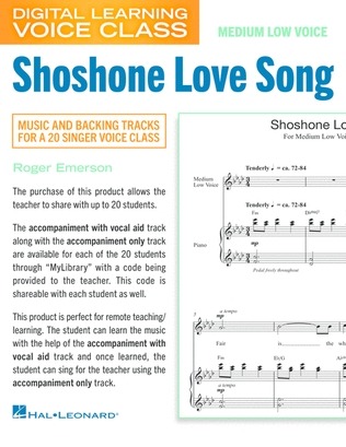 Shoshone Love Song (Medium Low Voice) (includes Audio)