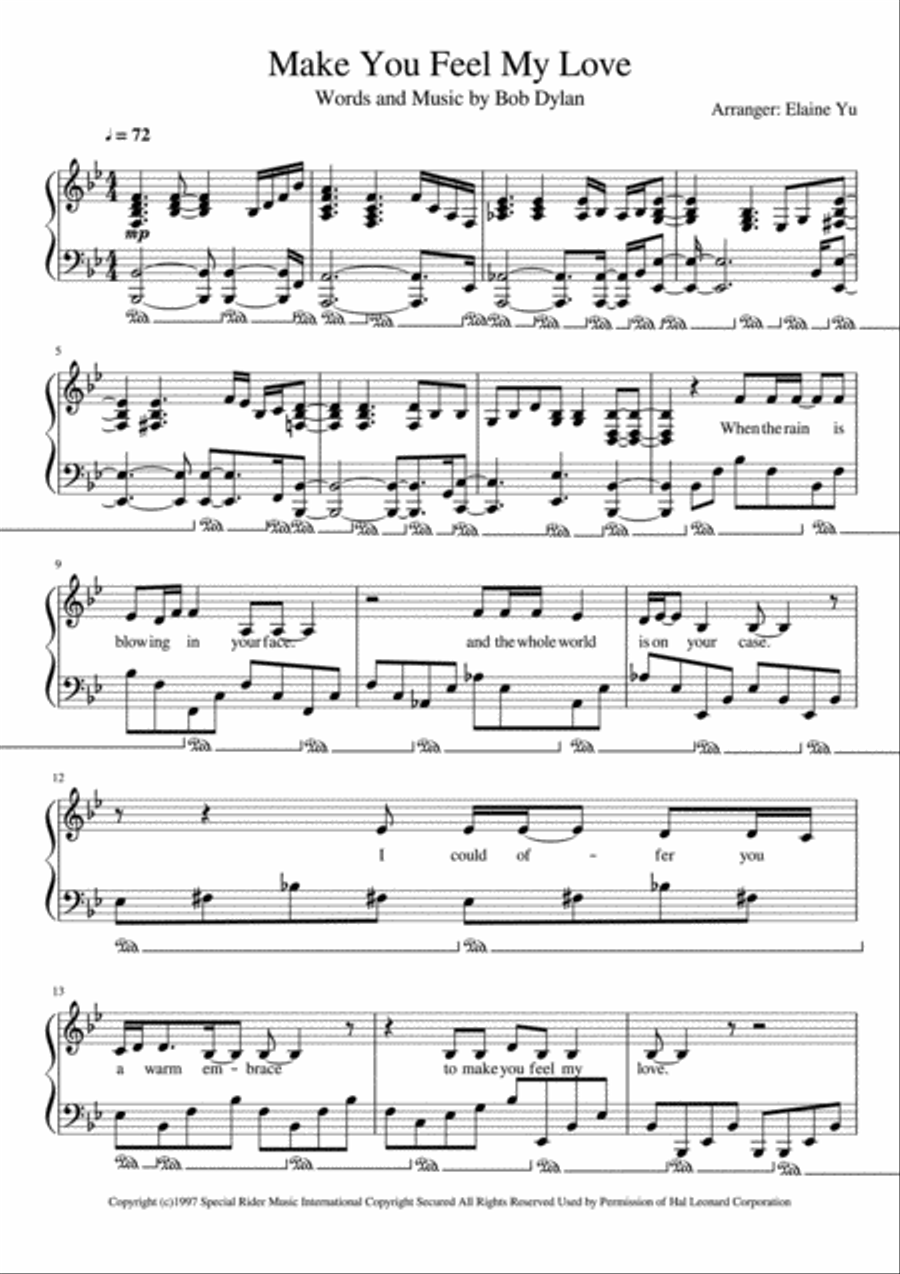 Make You Feel My Love