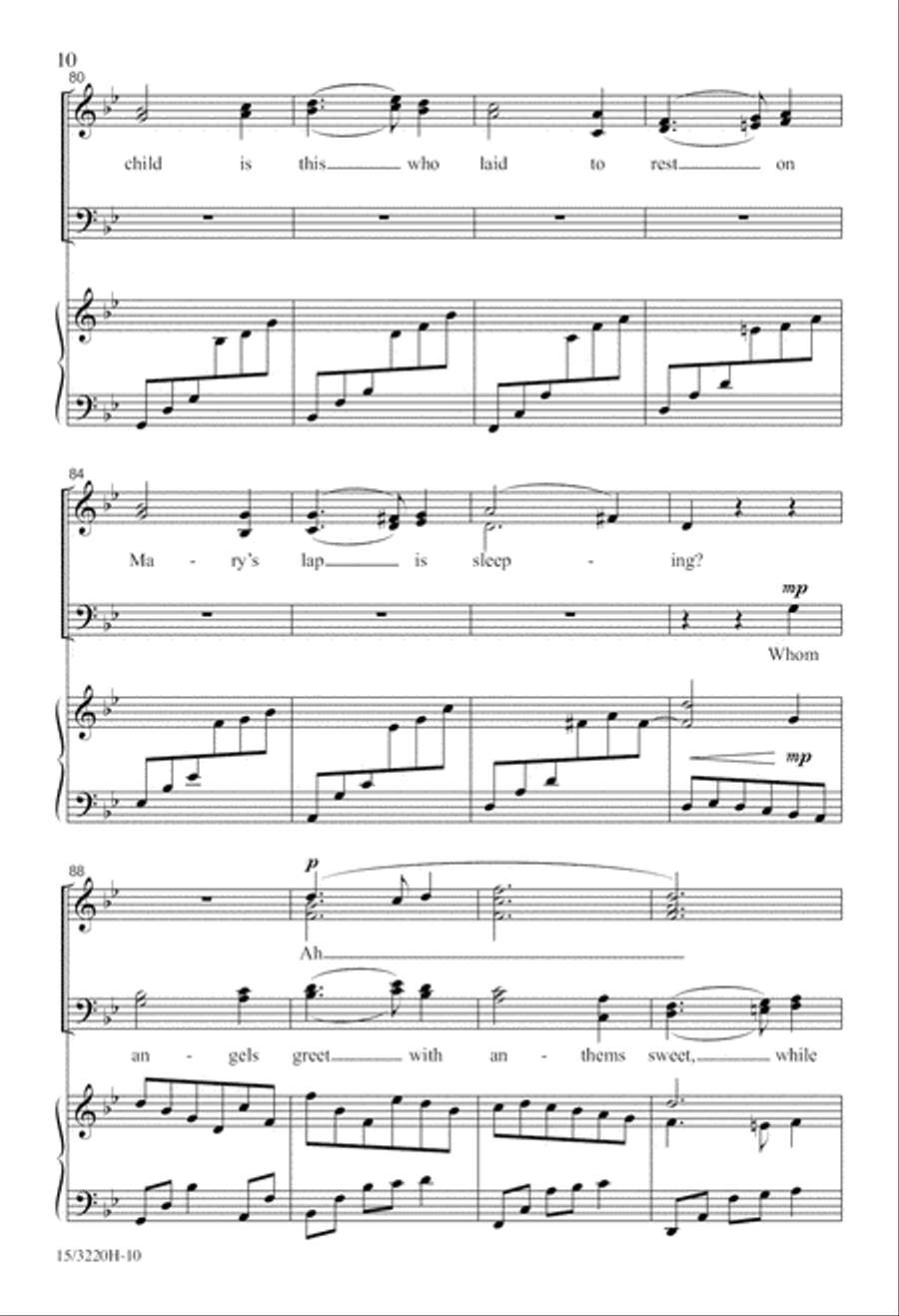 Rejoice and Be Merry! 4-Part scores gallery preview page 10