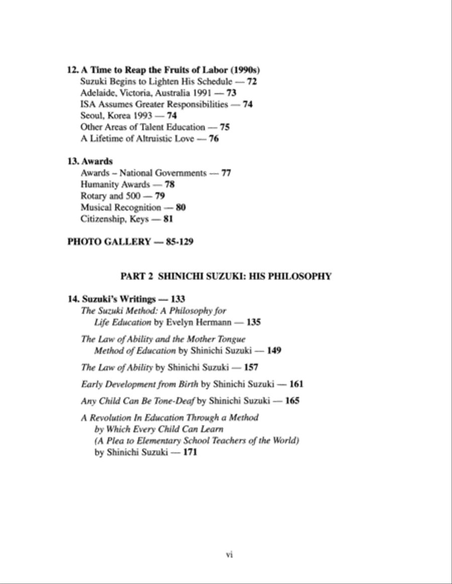 Shinichi Suzuki Shinichi Suzuki Collection / Songbook scores gallery preview page 4