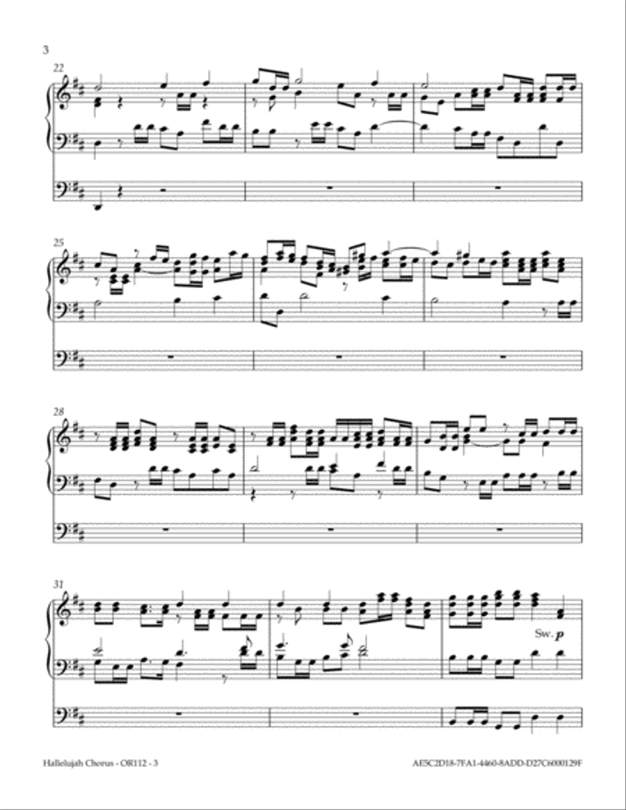 Hallelujah Chorus Hallelujah Chorus Choir scores gallery preview page 4