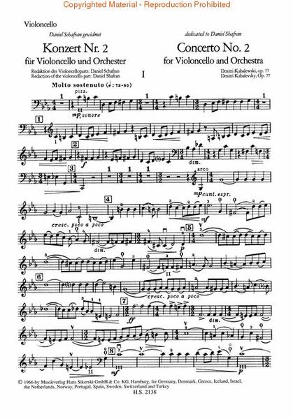 Konzert No. 2, Op. 77