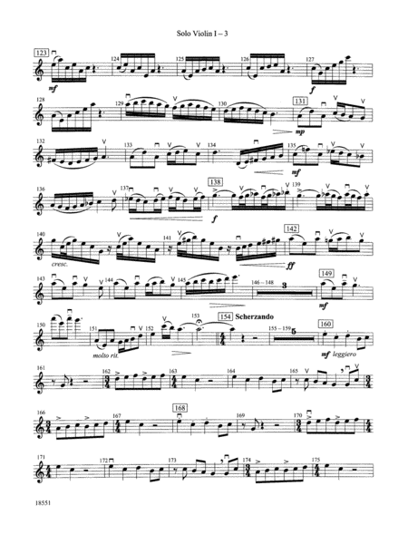 Bailes para Orquesta (For Two Solo Violins and String Orchestra): Solo 1st Violin