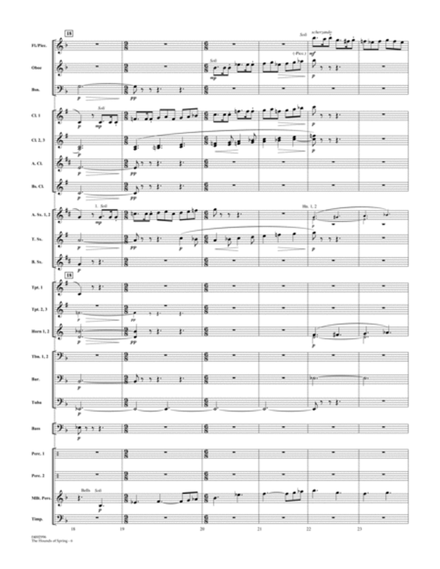 The Hounds Of Spring - Full Score image number null
