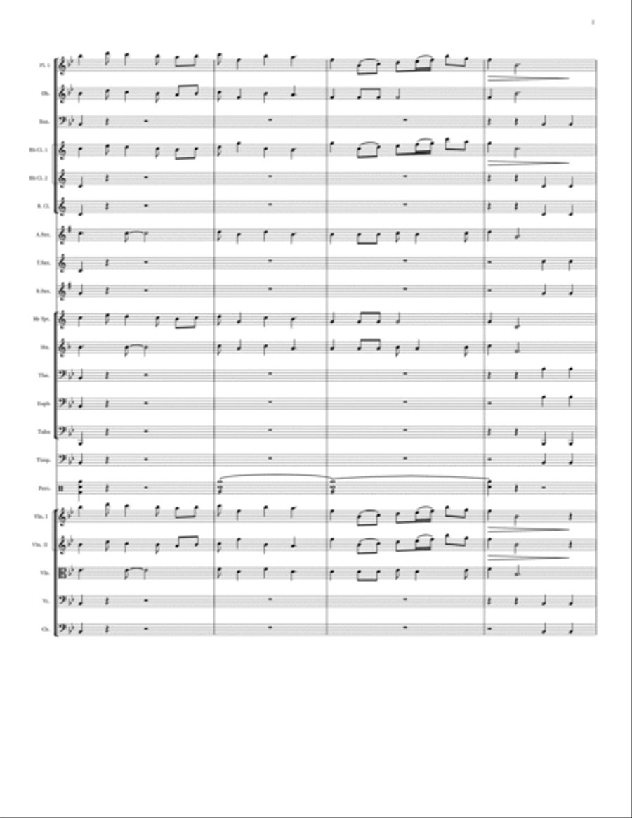 A Momentous Occasion Concert Band scores gallery preview page 3