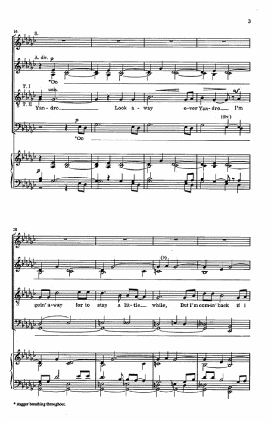 I'm Goin' Away I'm Goin' Away Divisi scores gallery preview page 3