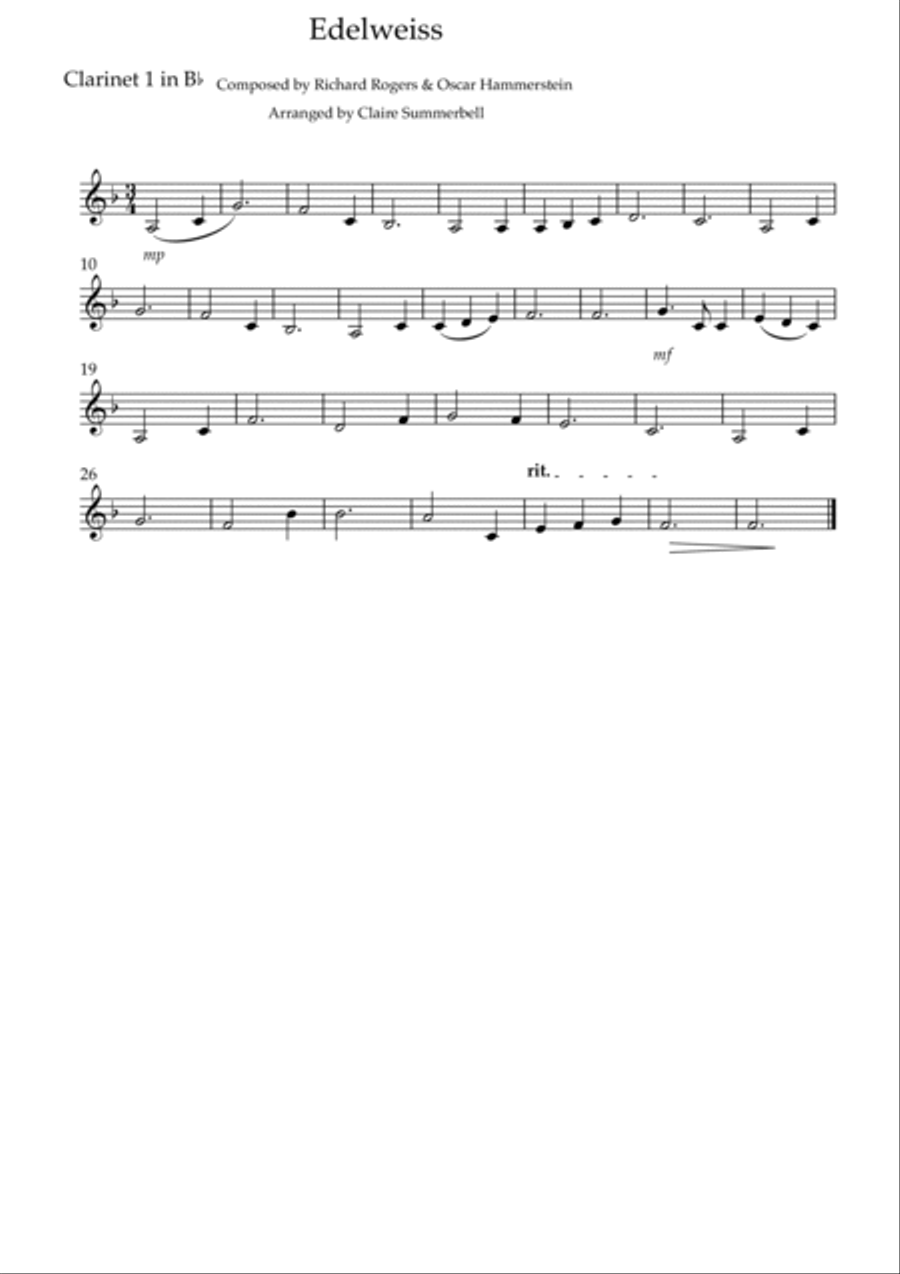 Edelweiss Woodwind Trio scores gallery preview page 3