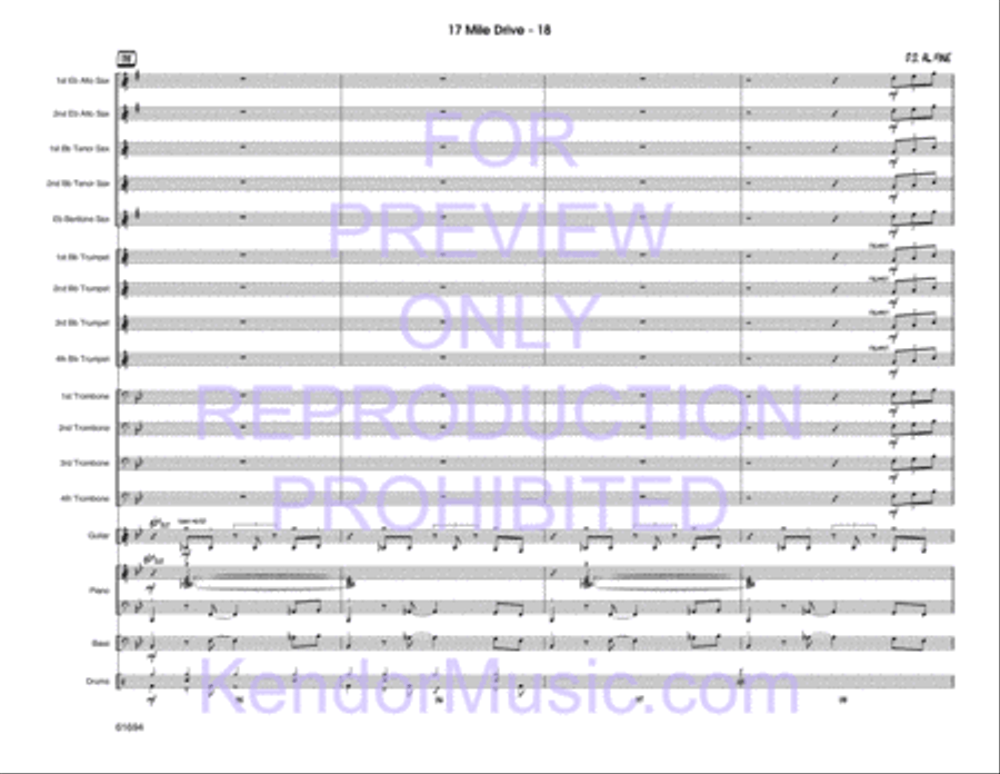17 Mile Drive Jazz Ensemble scores gallery preview page 19
