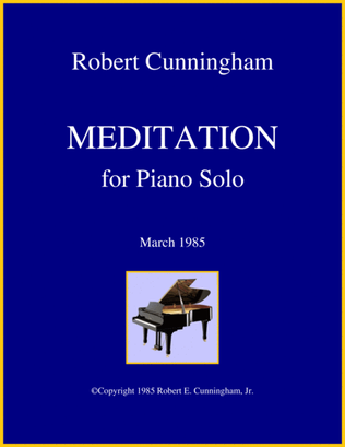 Meditation for Piano Solo