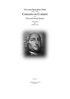 Platti - Concerto in G minor, I 47a for Oboe and String Quartet