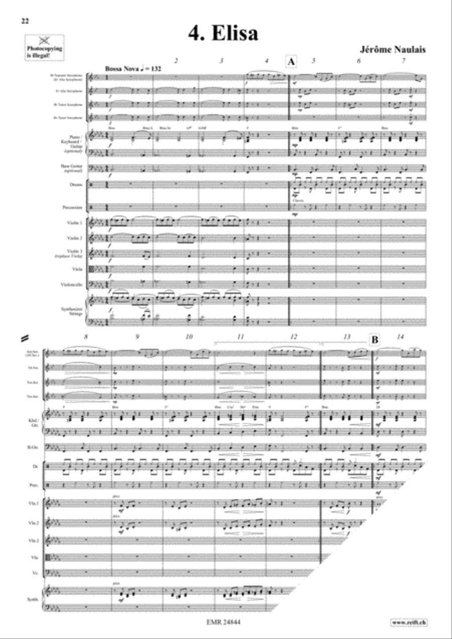 Play With Your Band Volume 2 Saxophone Ensemble scores gallery preview page 7