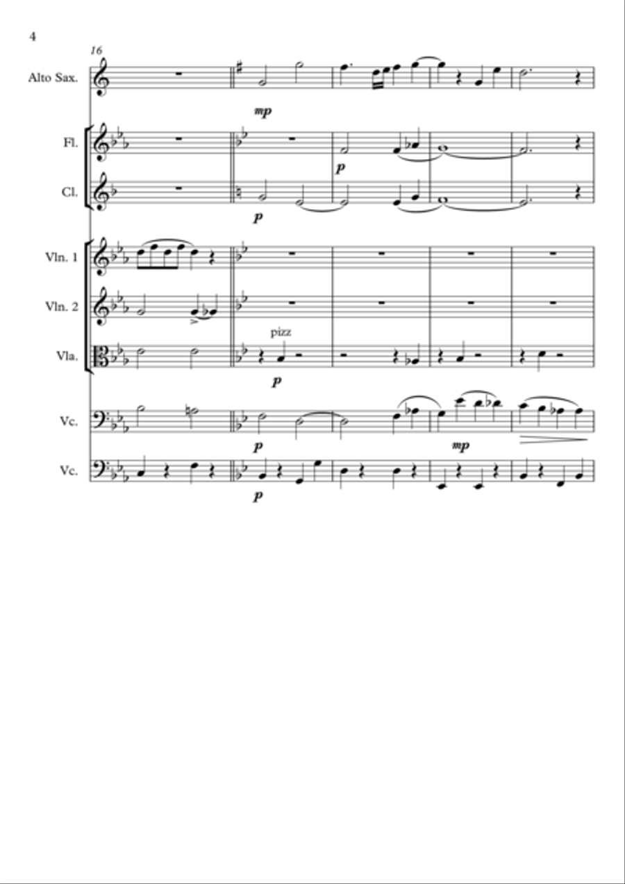 Over The Rainbow (from The Wizard Of Oz) Small Ensemble scores gallery preview page 4