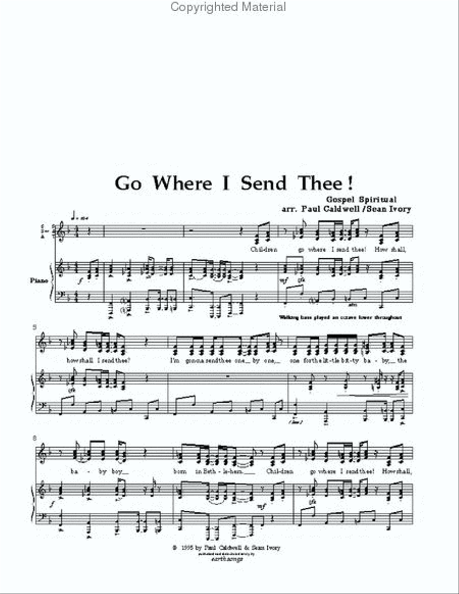 go where I send thee SSA scores gallery preview page 2