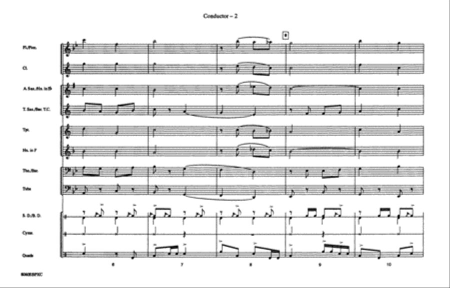 Service Songs - Set 1 (Navy/Army) Marching Band scores gallery preview page 3