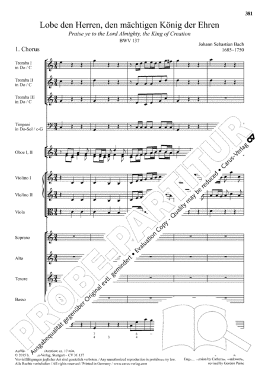 The Complete Sacred Vocal Works (Das geistliche Vokalwerk) Voice scores gallery preview page 382
