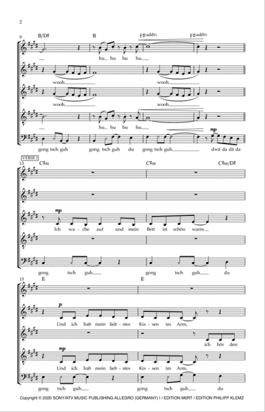 Liegen Ist Frieden A Cappella scores gallery preview page 2