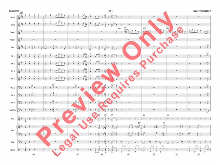 Well You Needn't Jazz Ensemble scores gallery preview page 20