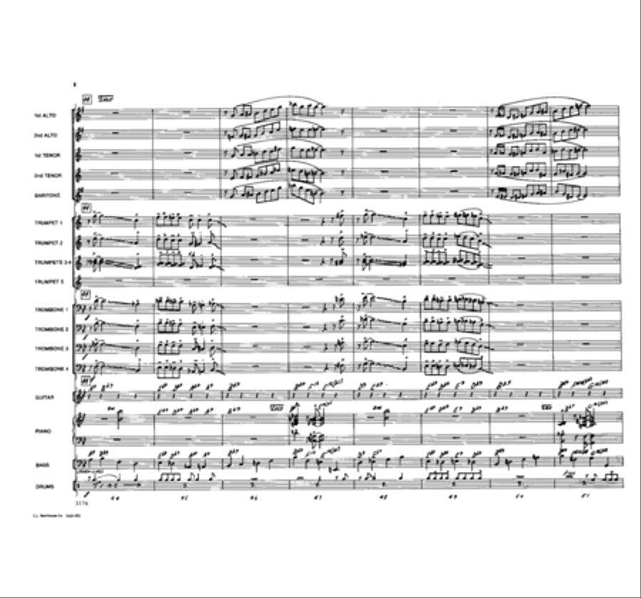 Frank Granata's Blues Jazz Ensemble scores gallery preview page 7