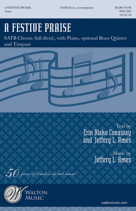 Book cover for A Festive Praise (Vocal Score)
