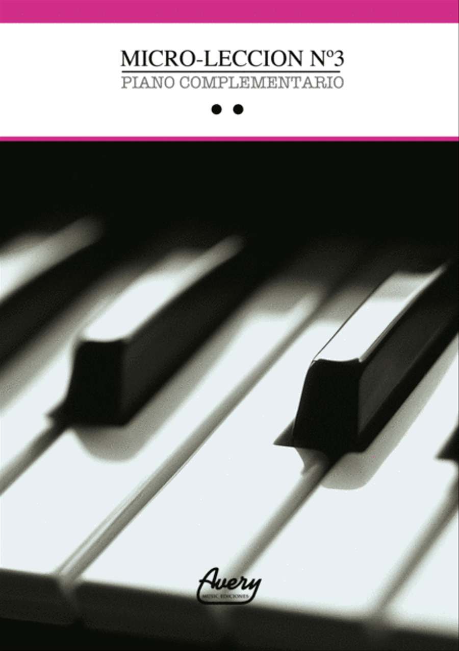 Micro-lección nº3 Micro-lección nº3 Easy Piano scores gallery preview page 1