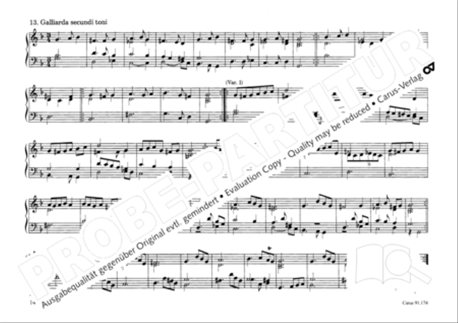 Estendorffer: Orgelwerke II (Organ Works II) Organ Solo scores gallery preview page 17