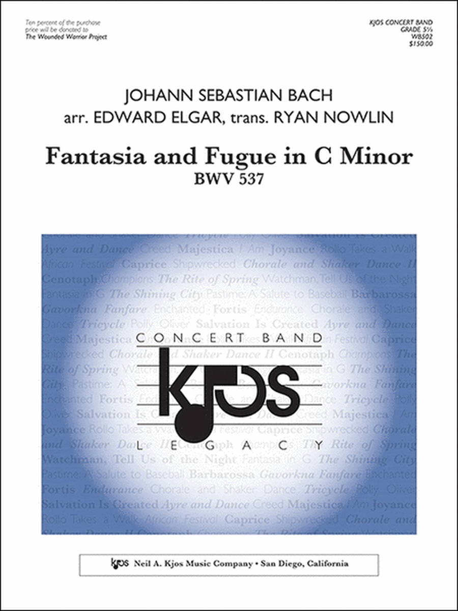 Fantasia and Fugue in C Minor image number null