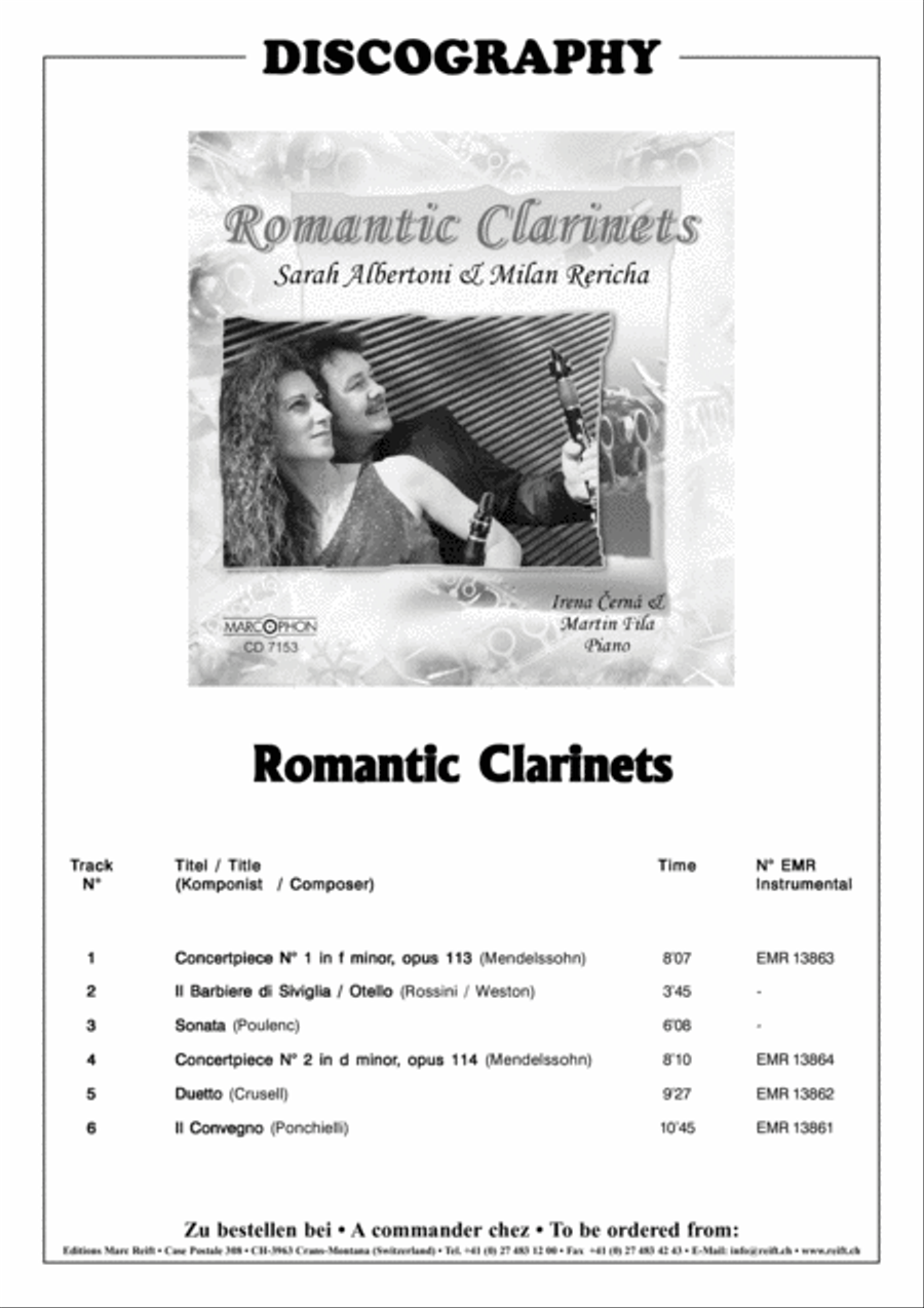 Il Convegno Clarinet Duet scores gallery preview page 4