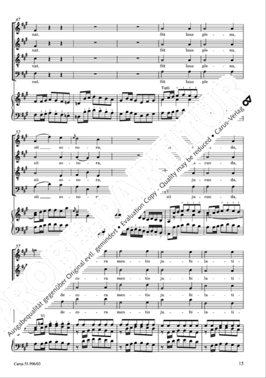 Responsoria de venerabili Sacramento 4-Part scores gallery preview page 16