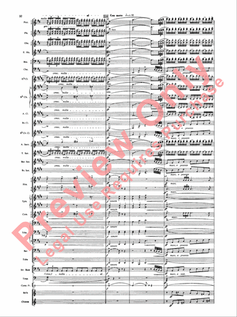 Russian Christmas Music Russian Christmas Music Concert Band scores gallery preview page 35