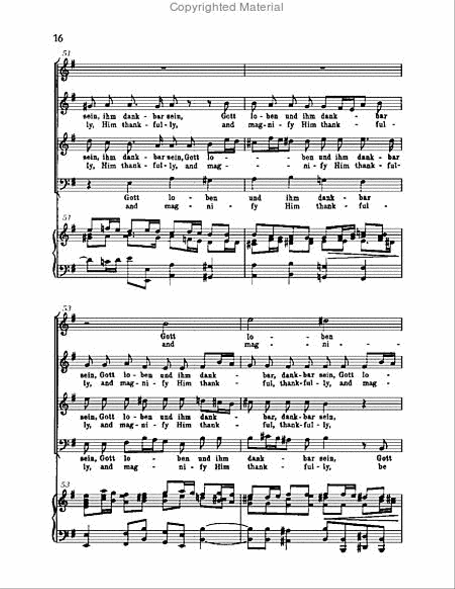 Christ lag in Todsbanden, BWV 4 Choir scores gallery preview page 16
