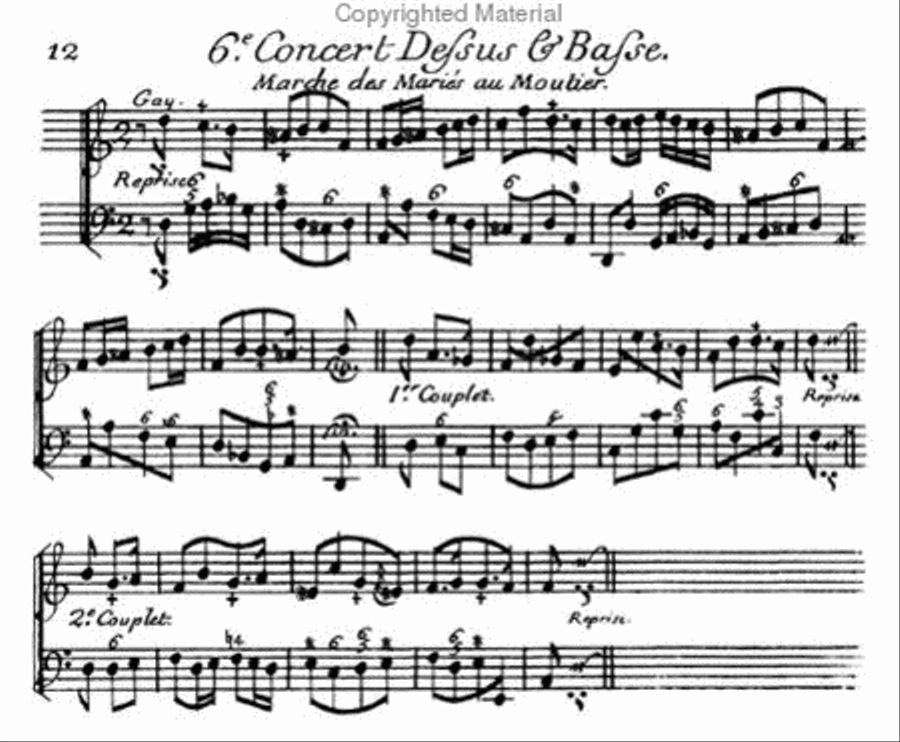 Concert for flute with figured bass Flute scores gallery preview page 4
