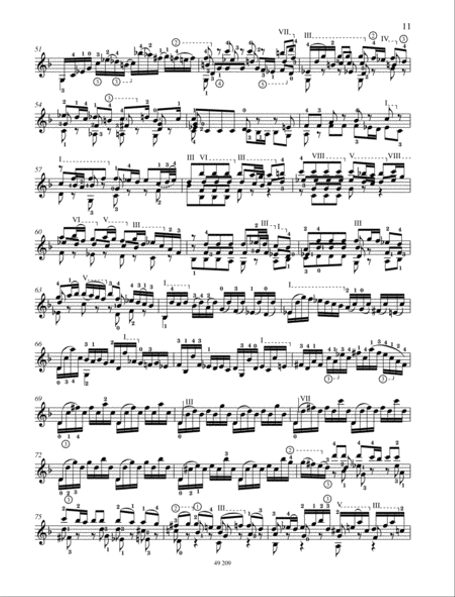Sonata G minor Classical Guitar scores gallery preview page 5