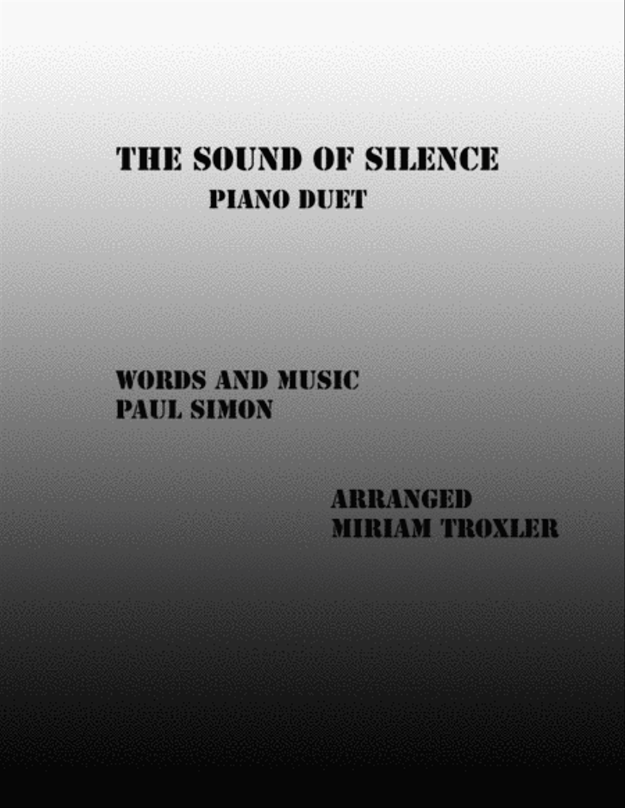 The Sound Of Silence The Sound Of Silence Set of Parts scores gallery preview page 1