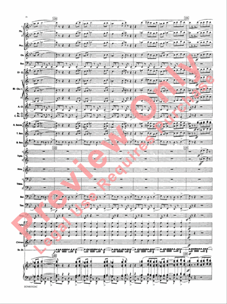Festivo - Cs Festivo - Cs Concert Band scores gallery preview page 21