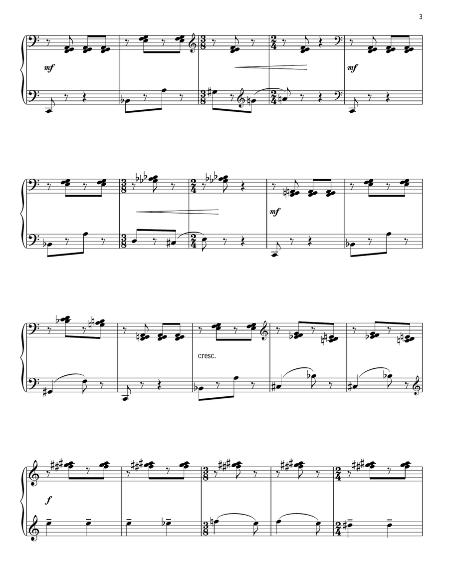 Chrome Yellow Chrome Yellow Piano Solo scores gallery preview page 3